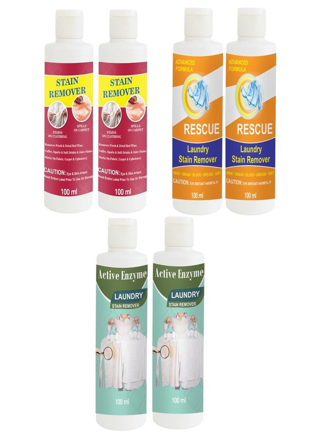 مجموعة مزيل البقع من توفوس: أحمر (عبوتان)، برتقالي (عبوتان)، فستق، ومزيل بقع الفستق | محلول تنظيف متعدد الأسطح للملابس والأقمشة والمفروشات (100 غرام لكل عبوة) - Image 1